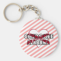Cherokee, Alabama Key Chain