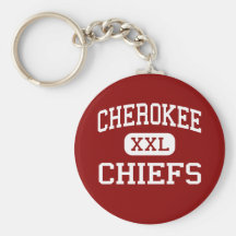 Cherokee - Chiefs - High - Cherokee Oklahoma Keychains
