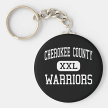 Cherokee County - Warriors - High - Centre Alabama Key Chains
