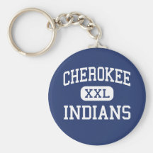 Cherokee Indians Middle Cherokee Alabama Key Chain
