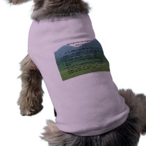 Cherokee Lord's Prayer at Wolf Fork Valley Doggie Shirt