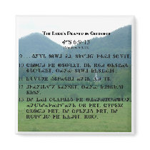Cherokee Lord's Prayer at Wolf Fork Valley Magnet