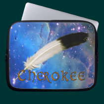CHEROKEE Nation & Feather Space Laptop Sleeve laptop sleeves