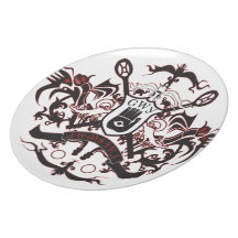 Cherokee stickball plate
