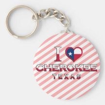 Cherokee, Texas Keychains