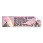 CherokeeBlessingRainbowPrayer Bumper Sticker bumper stickers