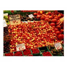 Cherries at Pike Place Market Post Card