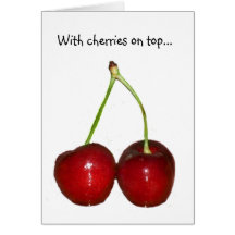 Cherries Greeting Card