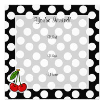 Cherries; Large Polka Dot Announcement