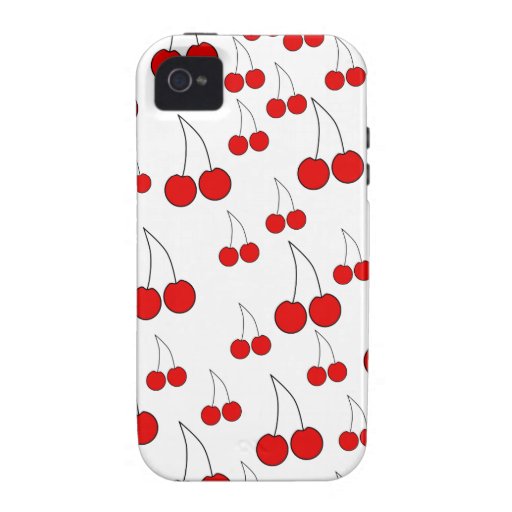 Cherries Pattern. Case-Mate iPhone 4 Cover