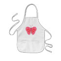 Cherry 60s Whimsical Butterfly aprons