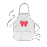 Cherry 60s Whimsical Butterfly aprons