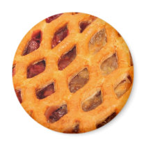 Cherry And Apple Pie Fridge Magnet
