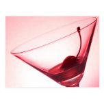 Cherry and glass post cards