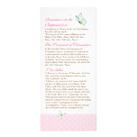 Cherry Blossom Baptism Program 4/5 Customized Rack Card