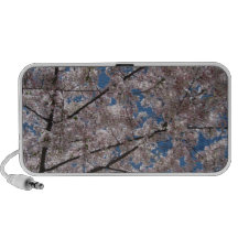 Cherry Blossom Doodle Portable Speaker