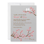 Cherry Blossom Garden Wedding Invitation