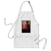 CHERRY BLOSSOM GEISHA APRONS