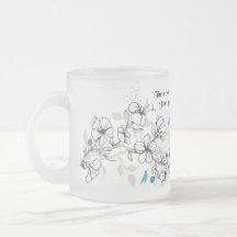 Cherry Blossom Inspirational Bible Verse Mug