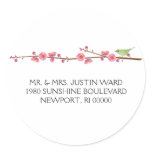 cherry blossom love bird; address