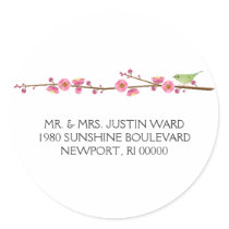 cherry blossom love bird; address