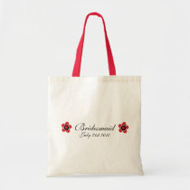 Cherry Blossom Modern Custom bridesmaids Favour bags