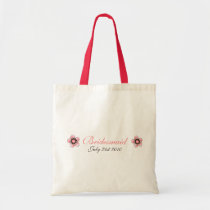 Cherry Blossom Modern Custom bridesmaids Favour bags