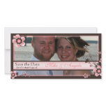 Cherry Blossom Modern Save the Date Photo Card photo cards