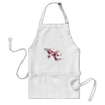Cherry Blossom Painting Aprons