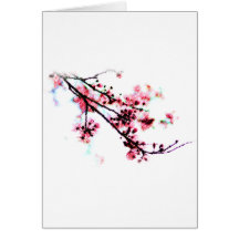 Cherry Blossom Painting Cards