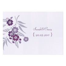 Cherry Blossom Place Cards Business Card Template