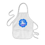 Cherry blossom rabbit (blue) aprons