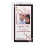 Cherry Blossom Save the Date Photocard (red/black)