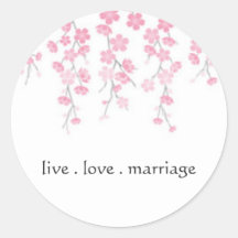 cherry blossom sticker