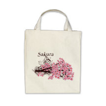 Cherry Blossom Tote Bags