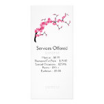 Cherry Blossom Tree Branch Services Rack Card rack cards