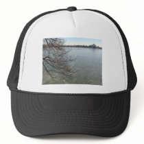 Cherry Blossom Washington DC Mesh Hat