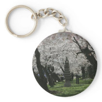 Cherry Blossom Washington DC Key Chain