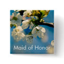 Cherry Blossom • Wedding Button