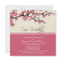 Cherry Blossom Wedding Invitation (pink)