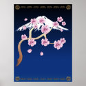 Cherry Blossoms and Mt. Fuji Poster posters