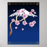 Cherry Blossoms and Mt. Fuji Poster posters