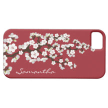 Cherry Blossoms iPhone 5 Case-Mate Case (red)