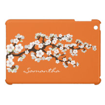 Cherry Blossoms Sakura iPad Mini Case (orange)