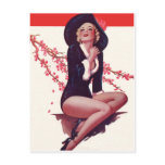 Cherry Blossum Pinup postcards