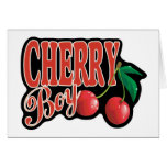 Cherry Boy Greeting Card