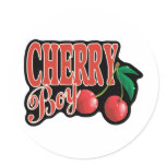 Cherry Boy Sticker
