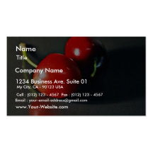Cherry Cherries Fruit Business Cards