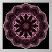 Cherry Chocolates Mandala Print