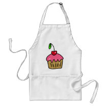 Cherry Cupcake aprons